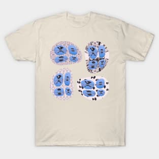 Psychedelic abstract Bird Design Pattern Bubbles T-Shirt